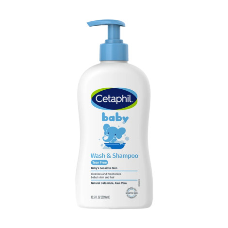 Cetaphil Baby's Sensitive Skin Tear Free Wash & Shampoo 399ml Cetaphil Baby's Sensitive Skin Tear Free Wash & Shampoo 399ml - Image 1