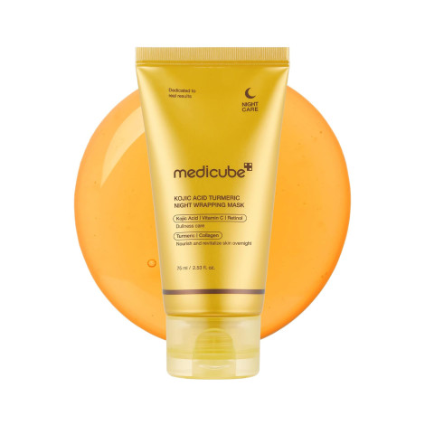 Medicube Kojic Acid Turmeric Night Wrapping Mask 75ml Medicube Kojic Acid Turmeric Night Wrapping Mask 75ml - Image 1