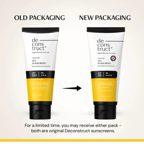 Deconstruct Gel Sunscreen SPF 50+ PA+++ 50g Deconstruct Gel Sunscreen SPF 50+ PA+++ 50g - Image 1