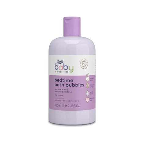 Boots Baby Bedtime Bath Bubbles 500ml Boots Baby Bedtime Bath Bubbles 500ml - Image 1