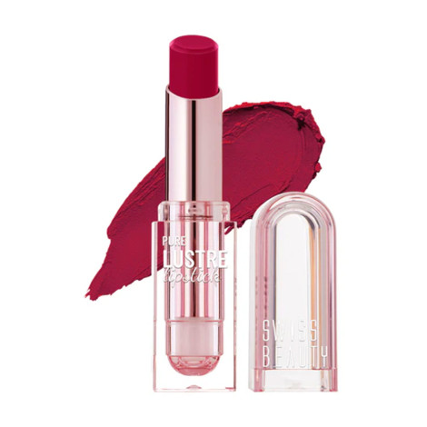 Swiss Beauty Pure Lustre Lipstick - 11 Pop Cherry Swiss Beauty Pure Lustre Lipstick - 11 Pop Cherry - Image 1