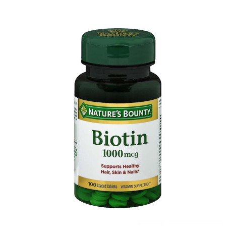 Nature’s Bounty Biotin 1000mcg 100 Tablets Nature’s Bounty Biotin 1000mcg 100 Tablets - Image 1