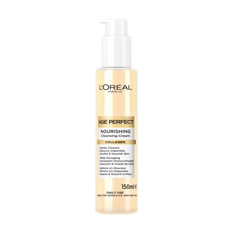 L'Oreal Age Perfect Collagen Nourishing Cleansing Cream 150ml L'Oreal Age Perfect Collagen Nourishing Cleansing Cream 150ml - Image 1