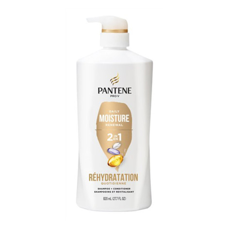Pantene Daily Moisture Renewal 2-in-1 Rehydration Shampoo & Conditioner 820ml Pantene Daily Moisture Renewal 2-in-1 Rehydration Shampoo & Conditioner 820ml - Image 1