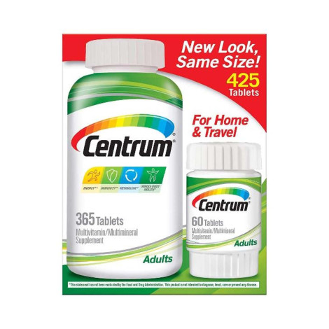 Centrum Adults Multivitamin 425 Tablets Centrum Adults Multivitamin 425 Tablets - Image 1