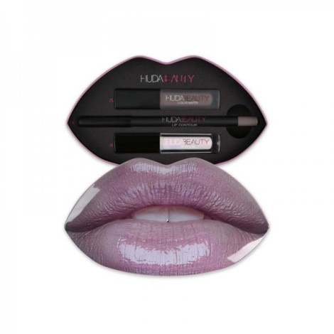 Huda Beauty Contour & Strobe Lip Gift Set Huda Beauty Contour & Strobe Lip Gift Set - Image 1