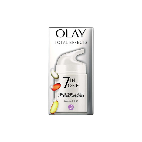 Olay Total Effects 7 in One Night Moisturiser Nourish Overnight 37ml Olay Total Effects 7 in One Night Moisturiser Nourish Overnight 37ml - Image 1