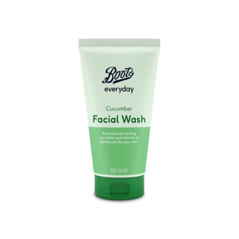 Boots Everyday Cucumber Facial Wash 150ml Boots Everyday Cucumber Facial Wash 150ml - Image 1