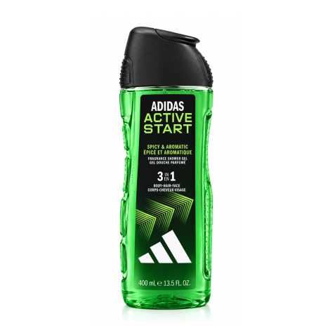 Adidas Active Start Spicy & Aromatic 3 In 1 Fragrance Shower Gel 400ml Adidas Active Start Spicy & Aromatic 3 In 1 Fragrance Shower Gel 400ml - Image 1