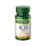 Nature’s Bounty Vitamin B-12 500mcg 100 Tablets