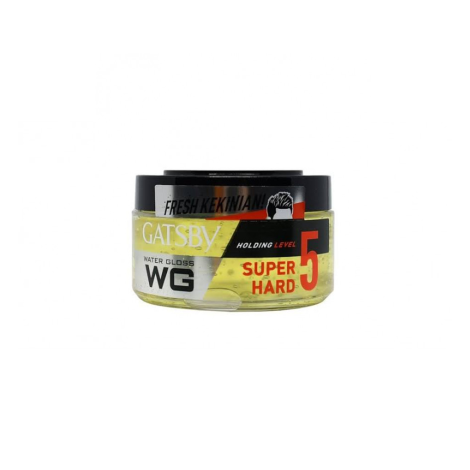 Gatsby Water Gloss Level 5 Super Hard Hair Gel 30g Gatsby Water Gloss Level 5 Super Hard Hair Gel 30g - Image 1