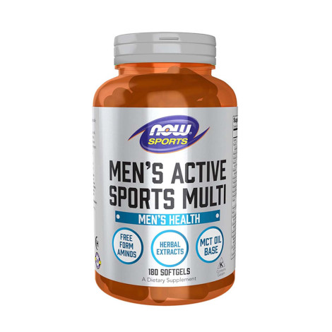 Now Foods Men’s Active Sports Multi – 90 Softgels Now Foods Men’s Active Sports Multi – 90 Softgels - Image 1