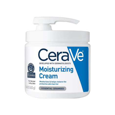 Cerave Moisturizing Cream Pump For Normal to Dry Skin 453g Cerave Moisturizing Cream Pump For Normal to Dry Skin 453g - Image 1