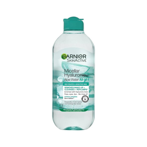 Garnier Skin Active Micellar Hyaluronic Aloe Water All-in-1 400ml Garnier Skin Active Micellar Hyaluronic Aloe Water All-in-1 400ml - Image 1