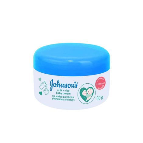 Johnson's Milk + Rice Baby Cream 50ml Johnson's Milk + Rice Baby Cream 50ml - Image 1