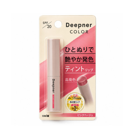 Omi Brotherhood Menturm Deepner Lip Color SPF20 - Pink Beige Omi Brotherhood Menturm Deepner Lip Color SPF20 - Pink Beige - Image 1