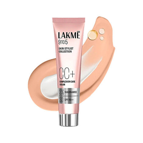 Lakme 9To5 Skin Stylist Collection 3% Niacinamide 30 SPF PA++ CC Cream - 01 Beige Lakme 9To5 Skin Stylist Collection 3% Niacinamide 30 SPF PA++ CC Cream - 01 Beige - Image 1