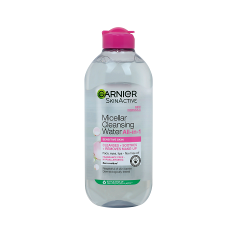Garnier Skin Active Micellar Cleansing Water even for Sensitive Skin 400ml Garnier Skin Active Micellar Cleansing Water even for Sensitive Skin 400ml - Image 1