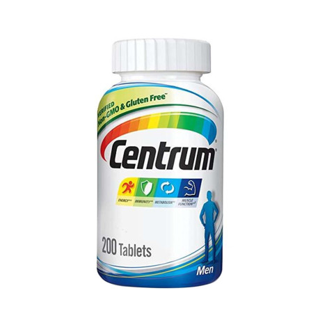 Centrum Multivitamin for Men, Multivitamin/Multimineral Supplement with Vitamin D3, B Vitamins and Antioxidants - 200 Count Centrum Multivitamin for Men, Multivitamin/Multimineral Supplement with Vitamin D3, B Vitamins and Antioxidants - 200 Count - Image 1