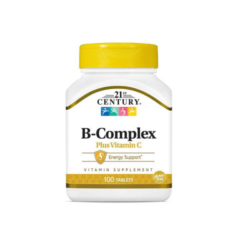 21st Century B-Complex Plus Vitamin C – 100 Tablets 21st Century B-Complex Plus Vitamin C – 100 Tablets - Image 1