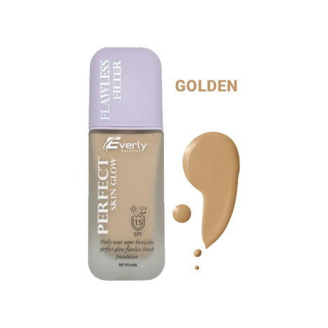 Everly Perfect Skin Glow Flawless Filter Foundation SPF15 - Golden Everly Perfect Skin Glow Flawless Filter Foundation SPF15 - Golden - Image 1