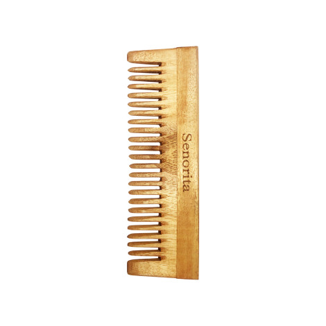 Senorita Luxery Big Neem Wood Hair Comb Senorita Luxery Big Neem Wood Hair Comb - Image 1