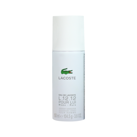 Lacoste Eau De Lacoste L.12.12 Blanc-Pure Deodorant Spray 150ml Lacoste Eau De Lacoste L.12.12 Blanc-Pure Deodorant Spray 150ml - Image 1