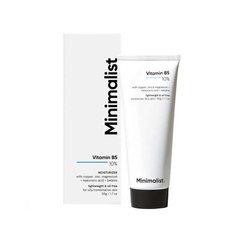 Minimalist 10% Vitamin B5 Face Moisturizer 50g Minimalist 10% Vitamin B5 Face Moisturizer 50g - Image 1