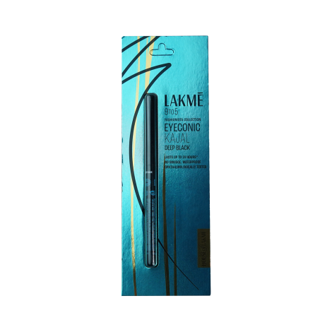 Lakme 9To5 Eyeconic Kajal - Deep Black Lakme 9To5 Eyeconic Kajal - Deep Black - Image 1