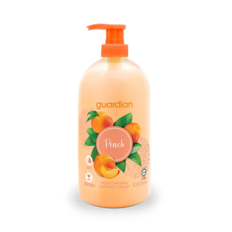 Guardian Peach Moisturising Shower Cream 1000ml Guardian Peach Moisturising Shower Cream 1000ml - Image 1