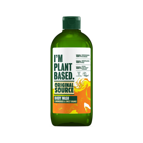 Original Source I'm Plant Based Lemongrass & Sweet Orange Body Wash 335ml Original Source I'm Plant Based Lemongrass & Sweet Orange Body Wash 335ml - Image 1