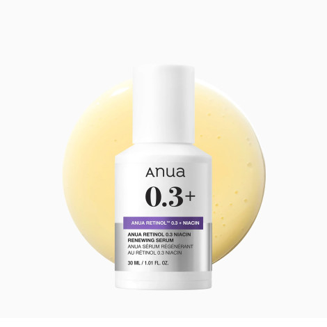 Anua Retinol 0.3% + Niacin Renewing Serum 30ml Anua Retinol 0.3% + Niacin Renewing Serum 30ml - Image 1