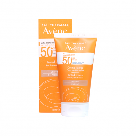 Avene Tinted Cream Unifying 8H Hydration SPF50 50ml Avene Tinted Cream Unifying 8H Hydration SPF50 50ml - Image 1