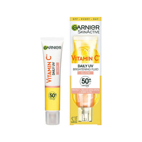 Garnier Vitamin C Daily UV Brightening Fluid Slow SPF50+ 40ml Garnier Vitamin C Daily UV Brightening Fluid Slow SPF50+ 40ml - Image 1