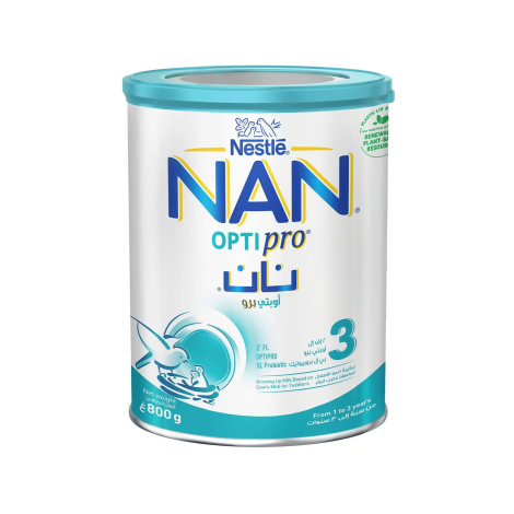 Nestle Nan Optipro 3 Infant Formula Milk 1-3 Years 800g Nestle Nan Optipro 3 Infant Formula Milk 1-3 Years 800g - Image 1