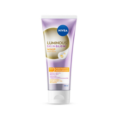 Nivea Luminous Skin Glow Whip Wash Foam 100ml Nivea Luminous Skin Glow Whip Wash Foam 100ml - Image 1