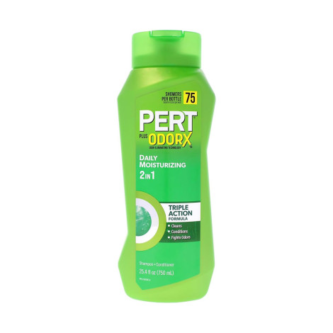 Pert Plus Odorx Daily Moisturizing 2in1 Shampoo + Conditioner 750ml Pert Plus Odorx Daily Moisturizing 2in1 Shampoo + Conditioner 750ml - Image 1