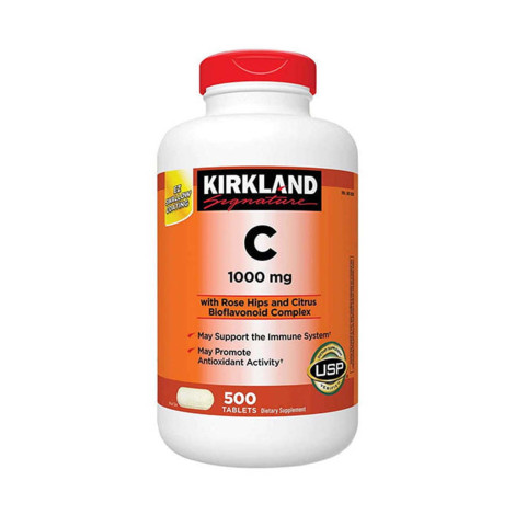 Kirkland Signature Vitamin C, 1000mg, 500 Tablets Kirkland Signature Vitamin C, 1000mg, 500 Tablets - Image 1