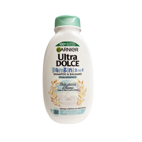Garnier Ultra Dolce Bambini 2 in 1 Balsamo & Shampoo 250ml Garnier Ultra Dolce Bambini 2 in 1 Balsamo & Shampoo 250ml - Image 1