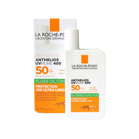 La Roche Posay Anthelios UVmune 400 Fluid Oil Control SPF50+ 50ml La Roche Posay Anthelios UVmune 400 Fluid Oil Control SPF50+ 50ml - Image 1