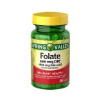 Spring Valley Folic Acid 400mcg 250 Tablets