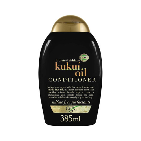 OGX Hydrate and Defrizz + Kukuí Oil Conditioner 385ml (UK) OGX Hydrate and Defrizz + Kukuí Oil Conditioner 385ml (UK) - Image 1
