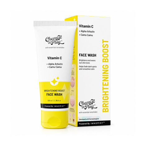Innovist Chemist at Play Brightening Boost Vitamin C Face Wash 100ml Innovist Chemist at Play Brightening Boost Vitamin C Face Wash 100ml - Image 1