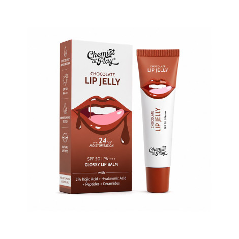 Innovist Chemist At Play Glossy Lip Balm Chocolate lip Jelly SPF 50 PA+ 10g Innovist Chemist At Play Glossy Lip Balm Chocolate lip Jelly SPF 50 PA+ 10g - Image 1