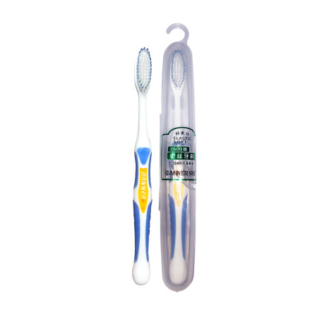 Banner Elastic Soft Tooth Brush With Box Banner Elastic Soft Tooth Brush With Box - Image 1