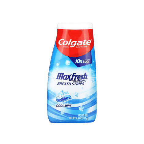 Colgate Maxfresh Whitening Breath Strips Cool Mint Liquid Gel 130g Colgate Maxfresh Whitening Breath Strips Cool Mint Liquid Gel 130g - Image 1