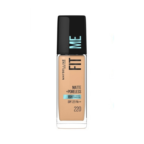Maybelline Fit Me Matte Poreless 16H Oil Control Foundation- 220 Maybelline Fit Me Matte Poreless 16H Oil Control Foundation- 220 - Image 1