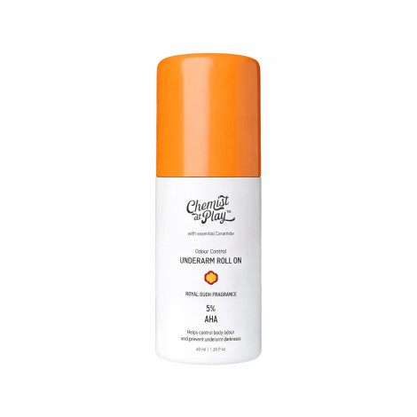 Innovist Chemist at Play 5% AHA Royal Oudh Fragrance Underarm Roll On 40ml Innovist Chemist at Play 5% AHA Royal Oudh Fragrance Underarm Roll On 40ml - Image 1