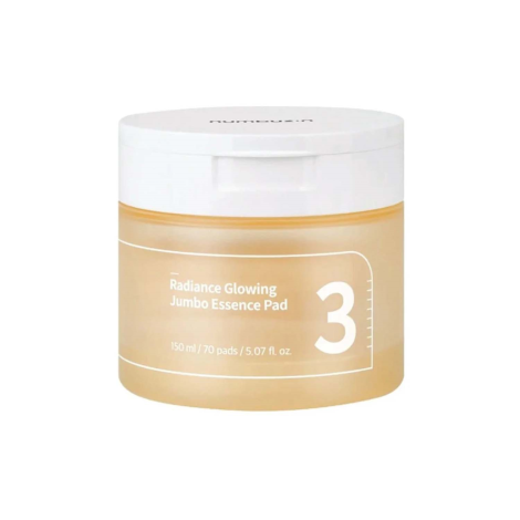 Numbuzin No.3 Radiance Glowing Jumbo Essence Pad 150ml Numbuzin No.3 Radiance Glowing Jumbo Essence Pad 150ml - Image 1
