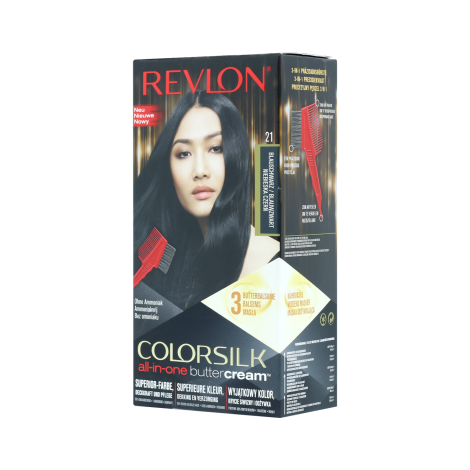 Revlon Colorsilk Buttercream Lasting Color - 21 Blue Black Revlon Colorsilk Buttercream Lasting Color - 21 Blue Black - Image 1